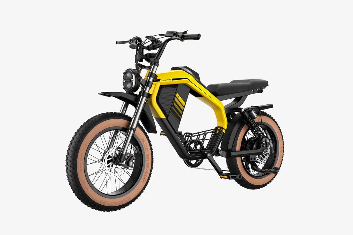 E-Bike X5 Max en color amarillo